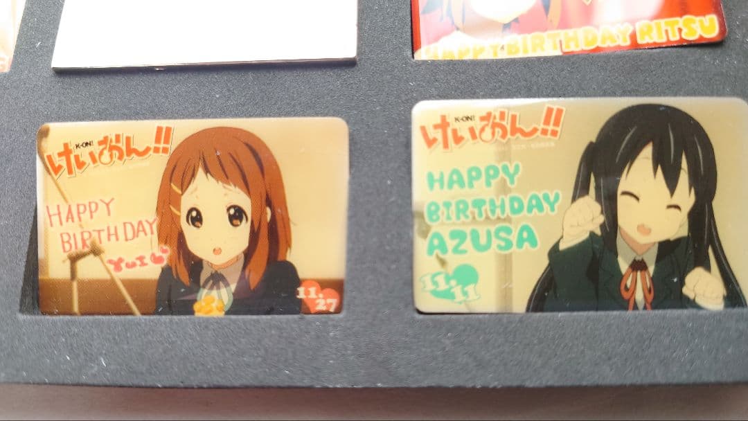 けいおん！ バースデーピンズセット シリアルナンバー入り