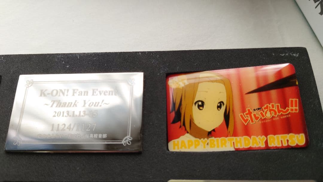 けいおん！ バースデーピンズセット シリアルナンバー入り