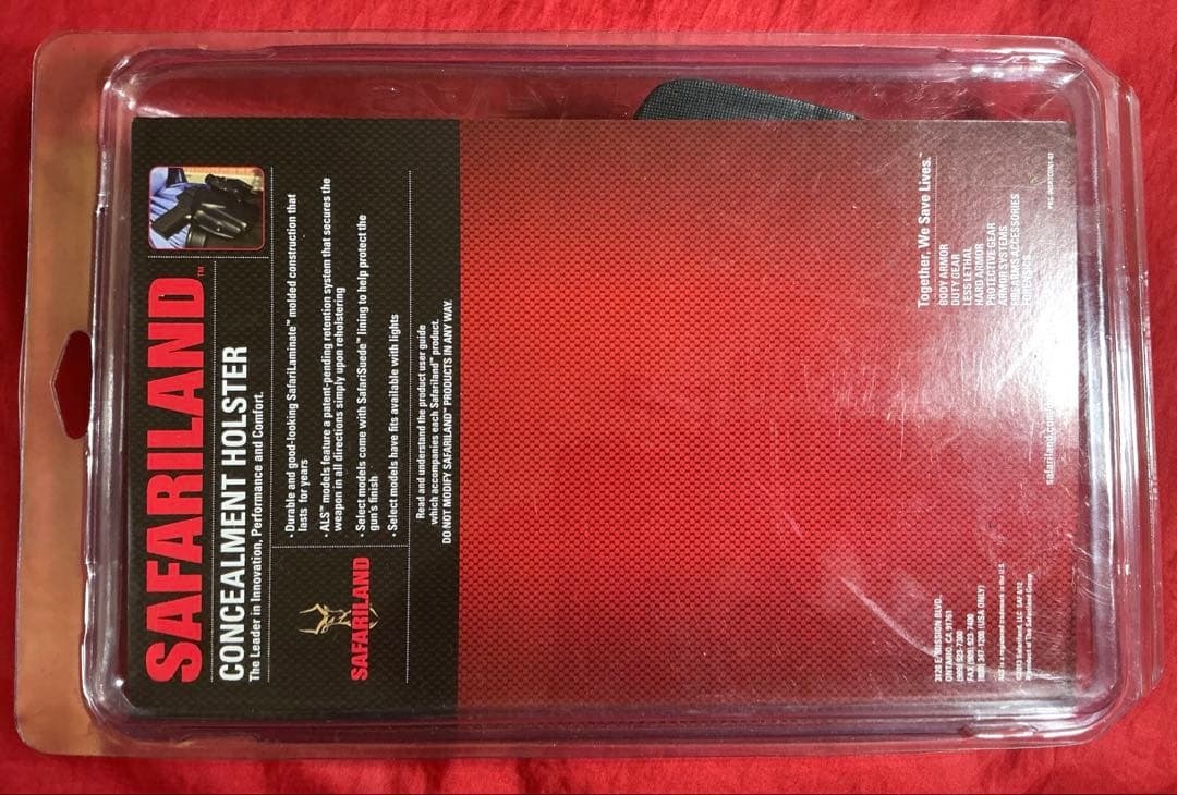 サファリランド製　実物グロック19用カイデックスヒップホルスター　右用　中古品