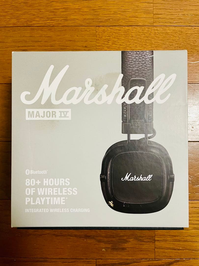Marshall Major IV ワイヤレス オンイヤー ヘッドホン ブラック