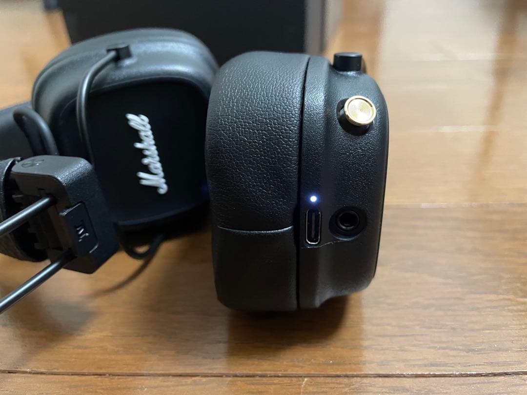Marshall Major IV ワイヤレス オンイヤー ヘッドホン ブラック
