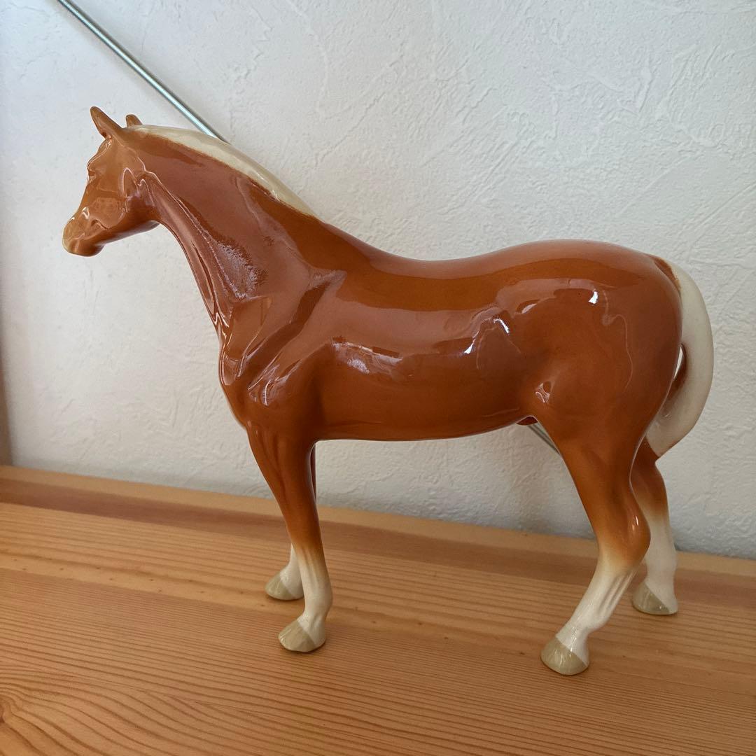 COOPERCRAFT イングランド　陶器　置物　オブジェ　馬　動物