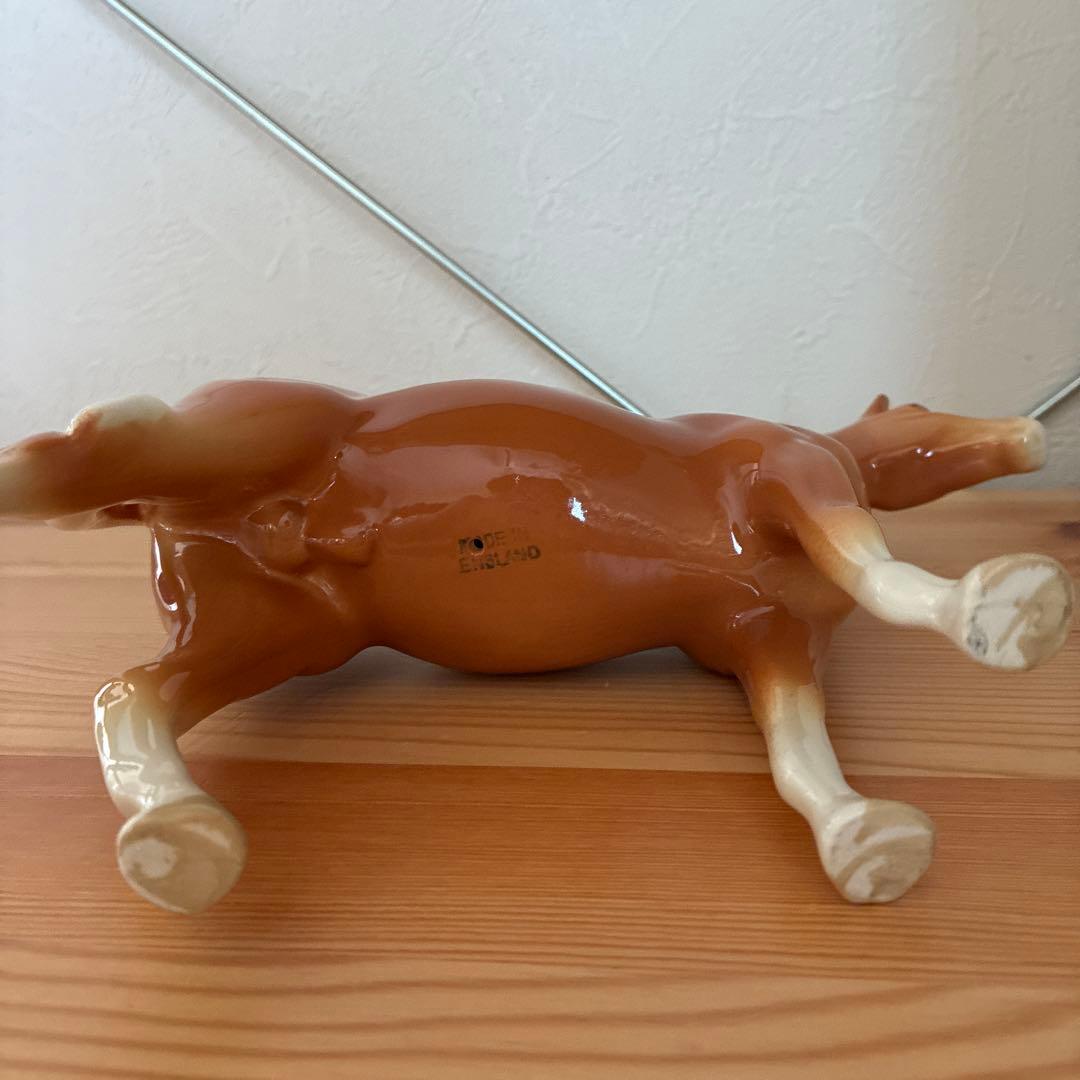 COOPERCRAFT イングランド　陶器　置物　オブジェ　馬　動物