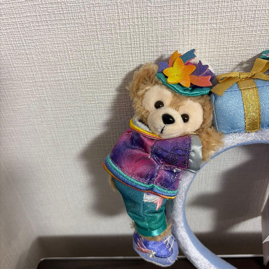 香港ディズニー限定20周年記念ダッフィー&シェリーメイカチューシャ