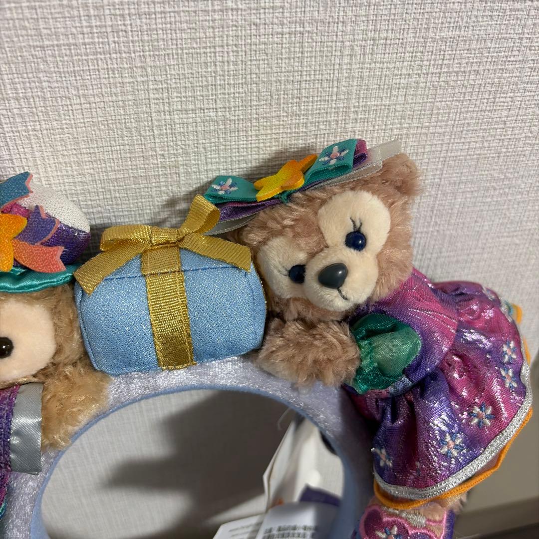 香港ディズニー限定20周年記念ダッフィー&シェリーメイカチューシャ