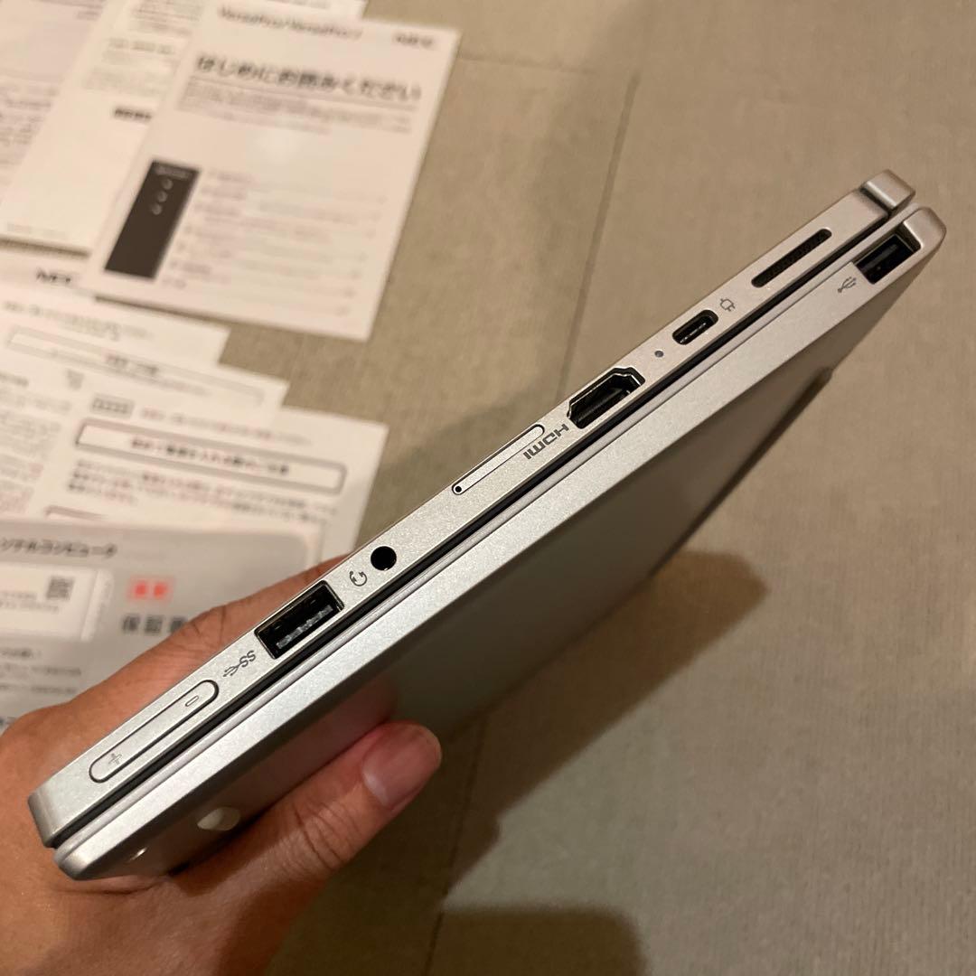 NEC WindowsタブレットPC シルバー　PC-VJE11U1V4