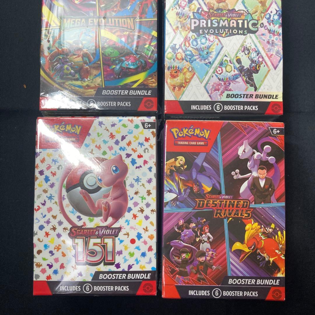 ポケモンカード　英語版　bundle box 未開封　シュリンク付き　4セット