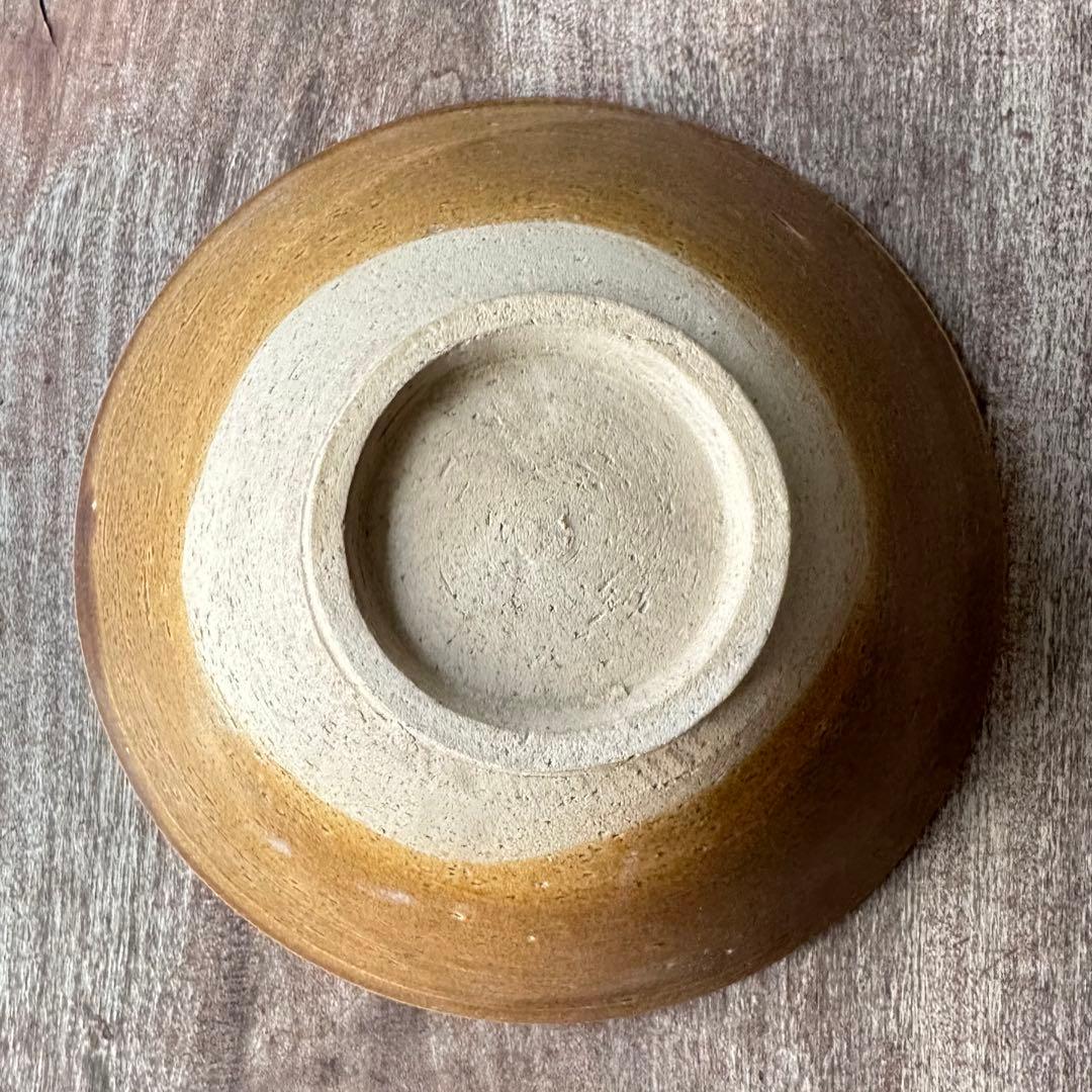 吉州窯　黄釉　陰刻　花文　飾鉢　古陶器　宋代　中国古玩　中国美術 　古伊万里