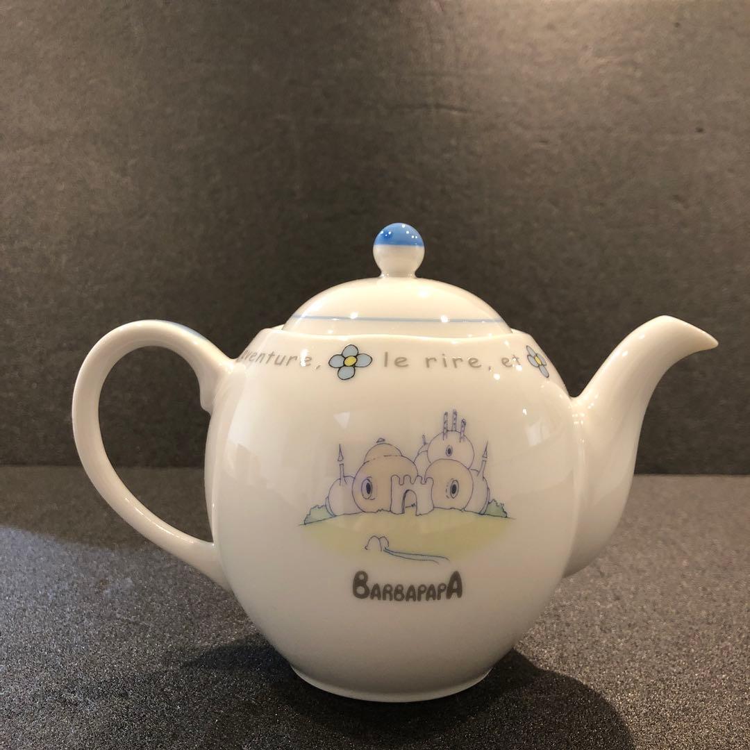 【美品】バーバパパ ティーセット ティーポット×1 湯呑み×4 レトロ