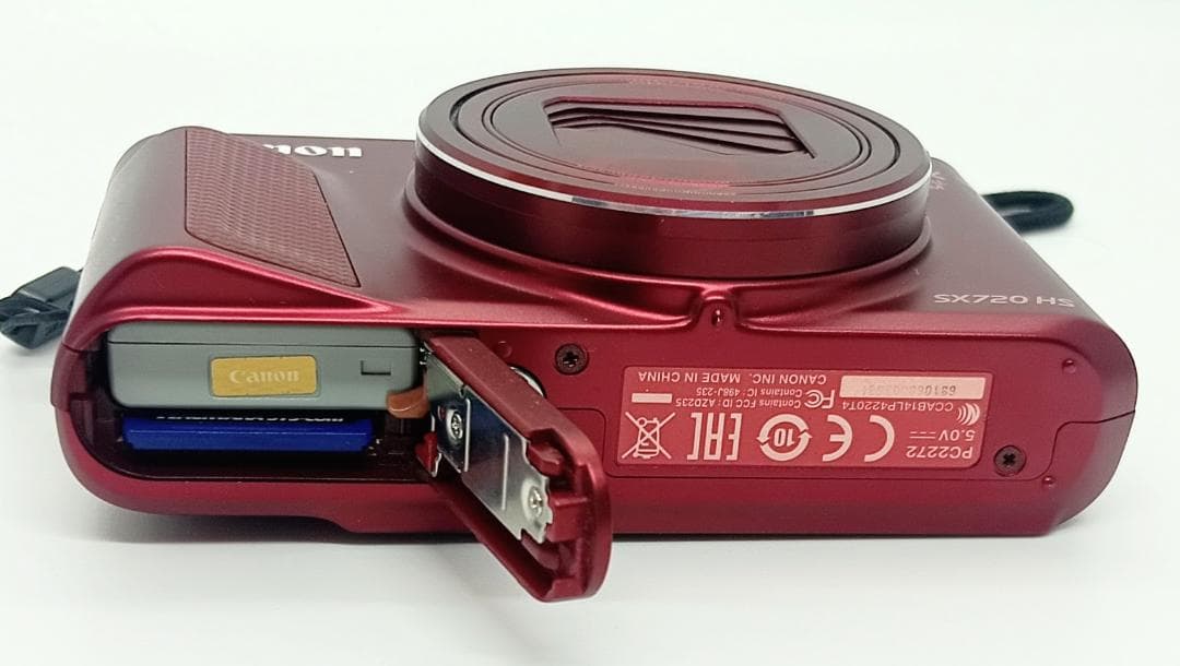 CanonPowerShotSX720HS20.3MP40xRed SD、充電器