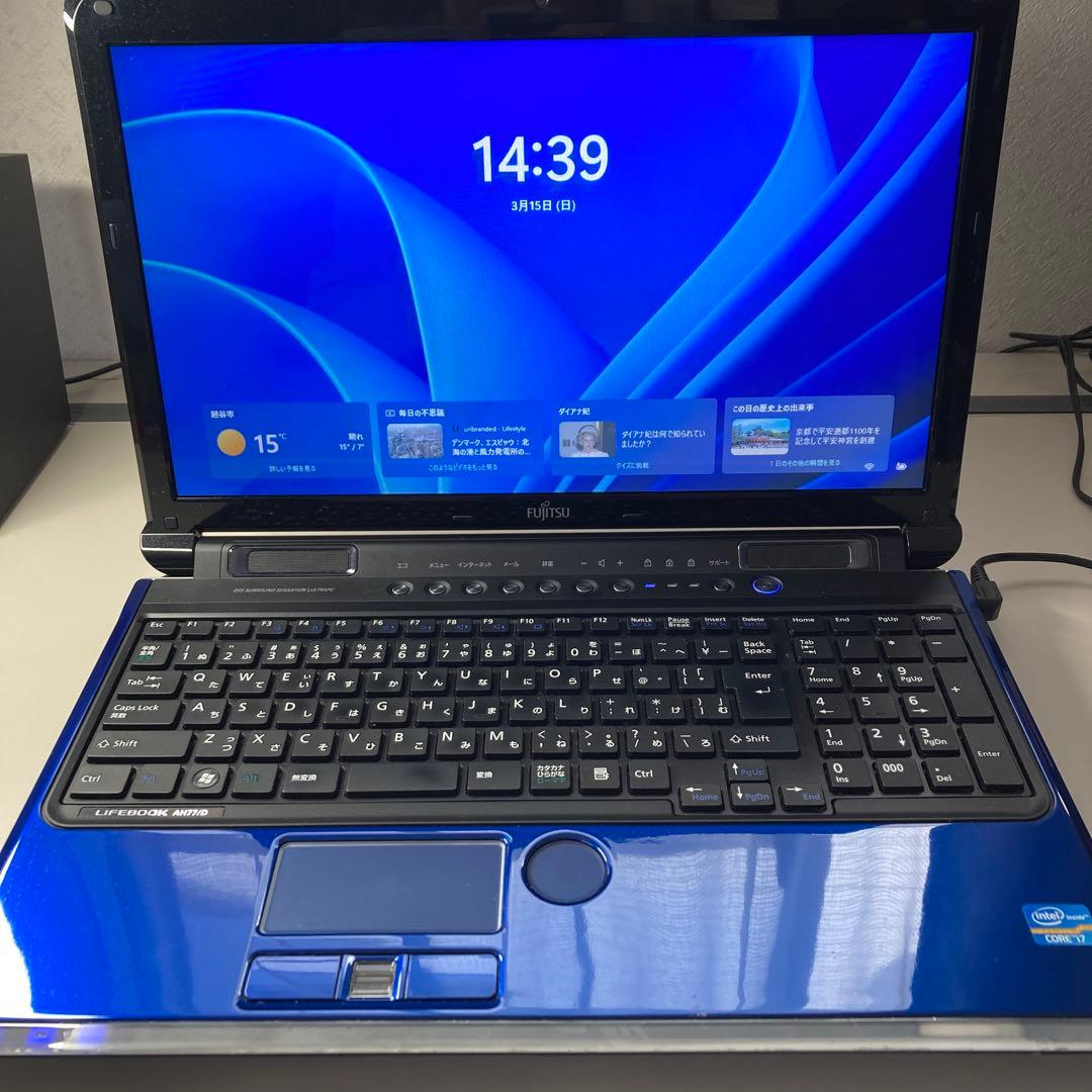 富士通 Core i7 ノートパソコン