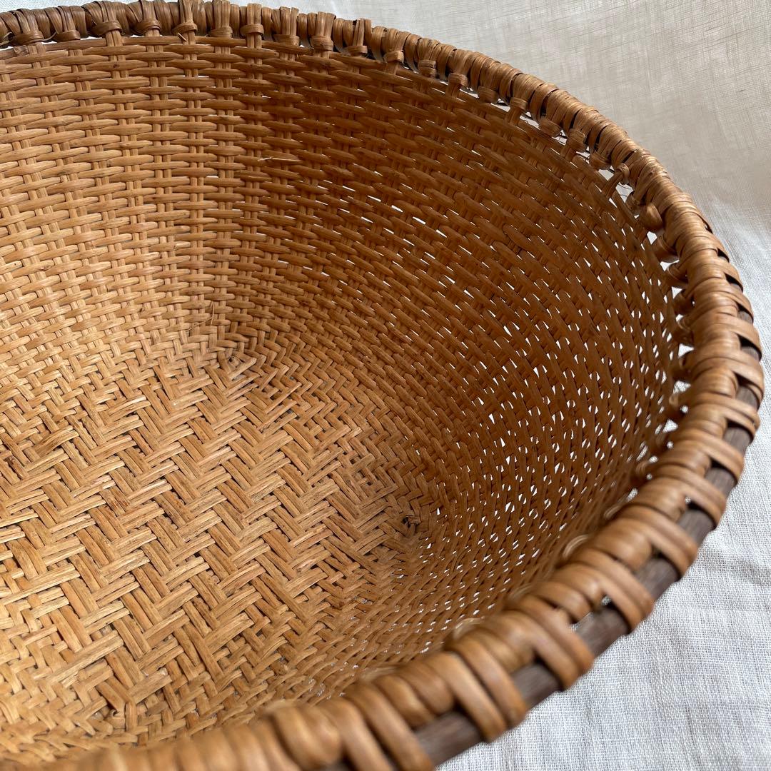 またたびかご　収穫かご　民藝　古道具