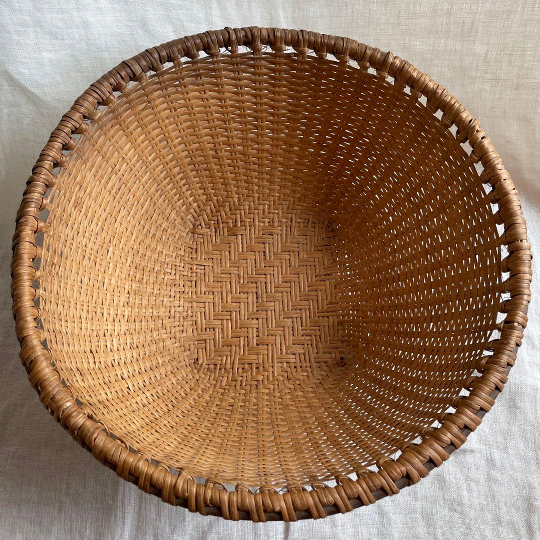 またたびかご　収穫かご　民藝　古道具
