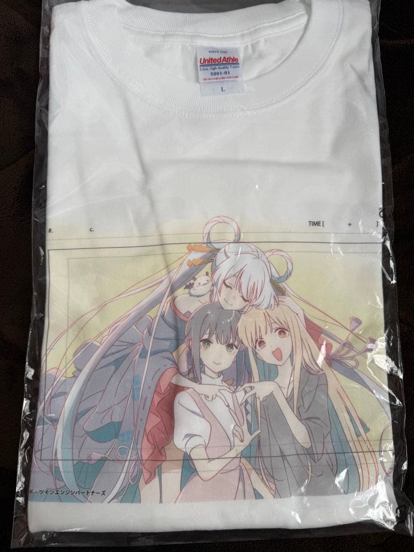 映画　超かぐや姫！ラフ原画Tシャツ、クリアファイル　かぐや　酒寄彩葉　月見ヤチヨ