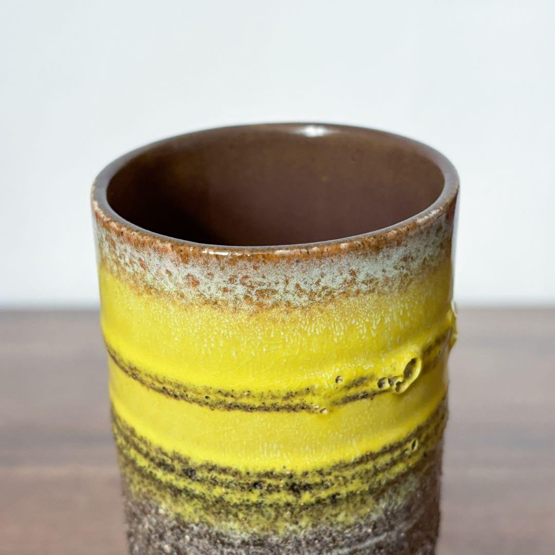 【東ドイツ Strehlaの花瓶】Fat lava ミッドセンチュリー 367