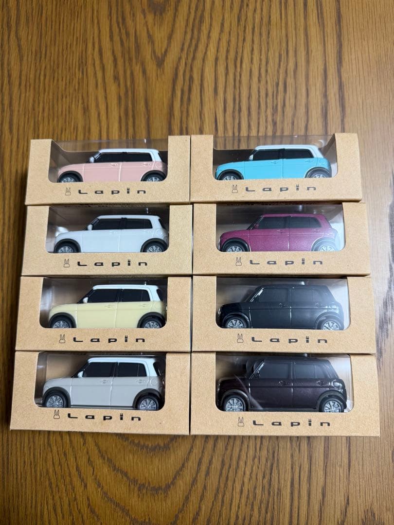 【非売品】スズキラパン　ミニカー　ケース付き　コンプリートセット