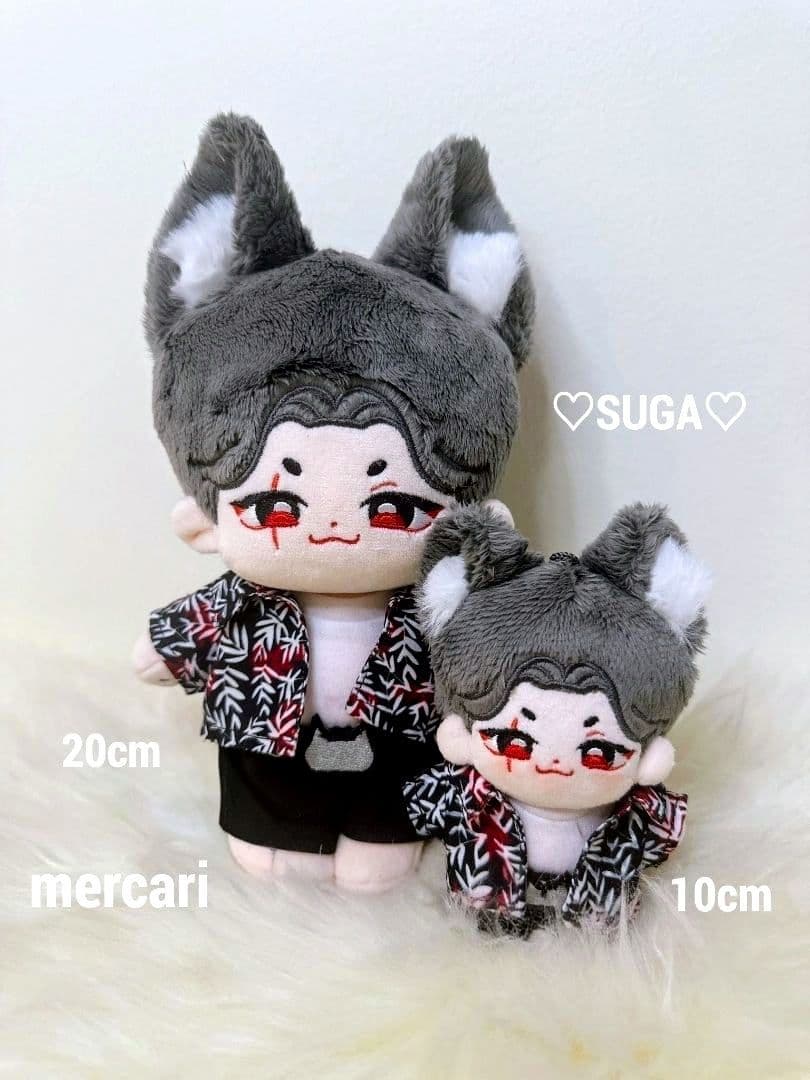 BTS 10cm ぬいぐるみ SUGA AgustD ユンギ ジン テテ ジミン
