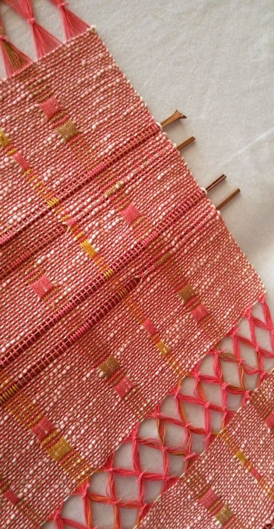 首里織りタペストリー大　沖縄伝統工芸品