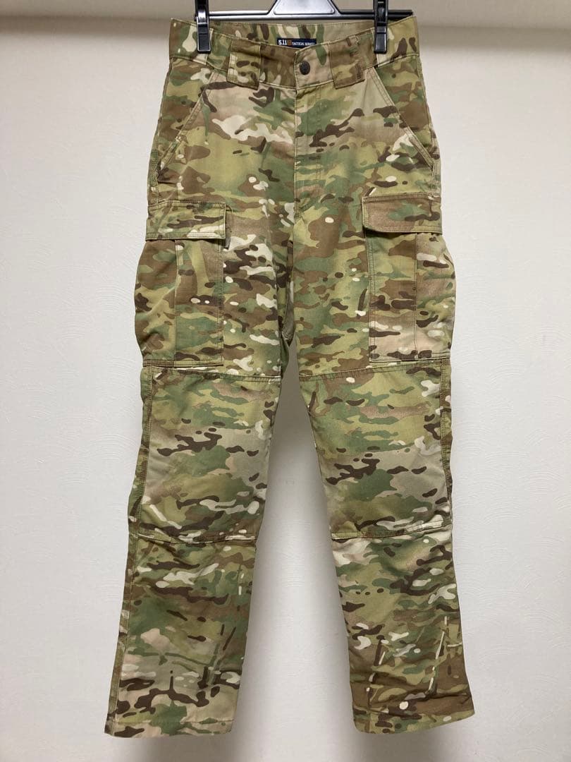 実物　5.11tactical TDU パンツ　マルチカム　インサートニーパッド