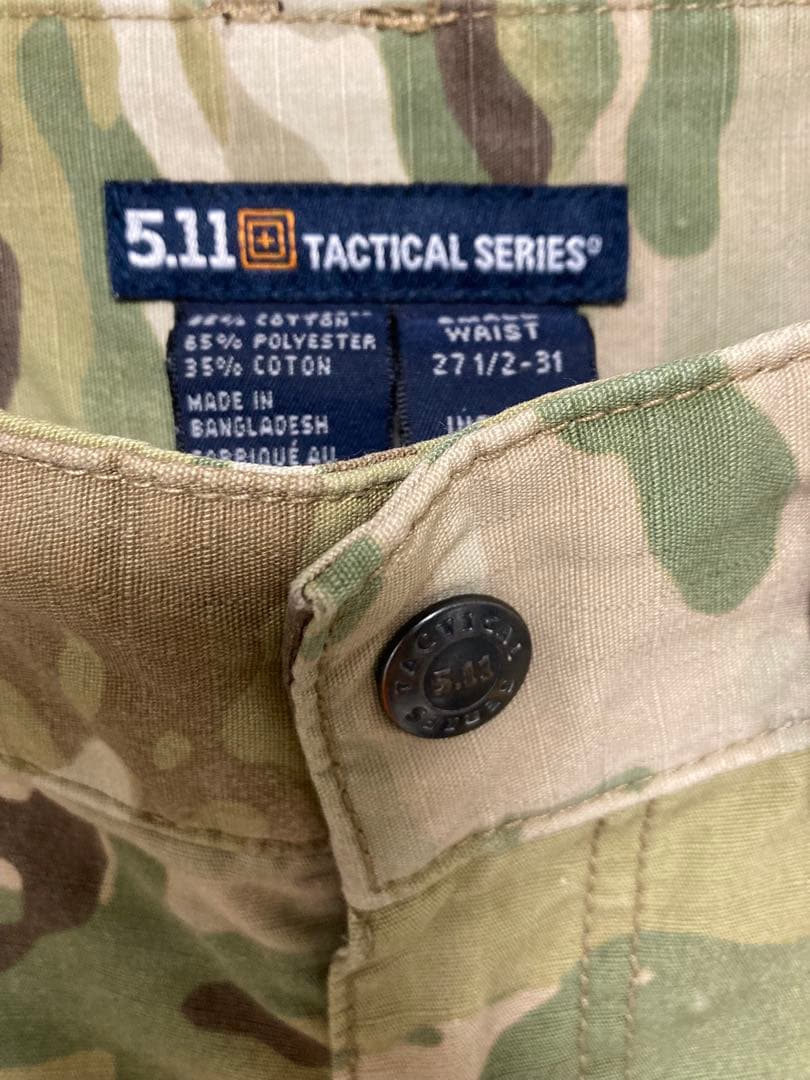 実物　5.11tactical TDU パンツ　マルチカム　インサートニーパッド