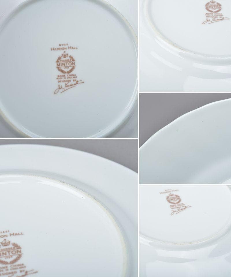 新品同様 ミントン HADDON HALL 皿 グリーン 6枚セット15.5cm