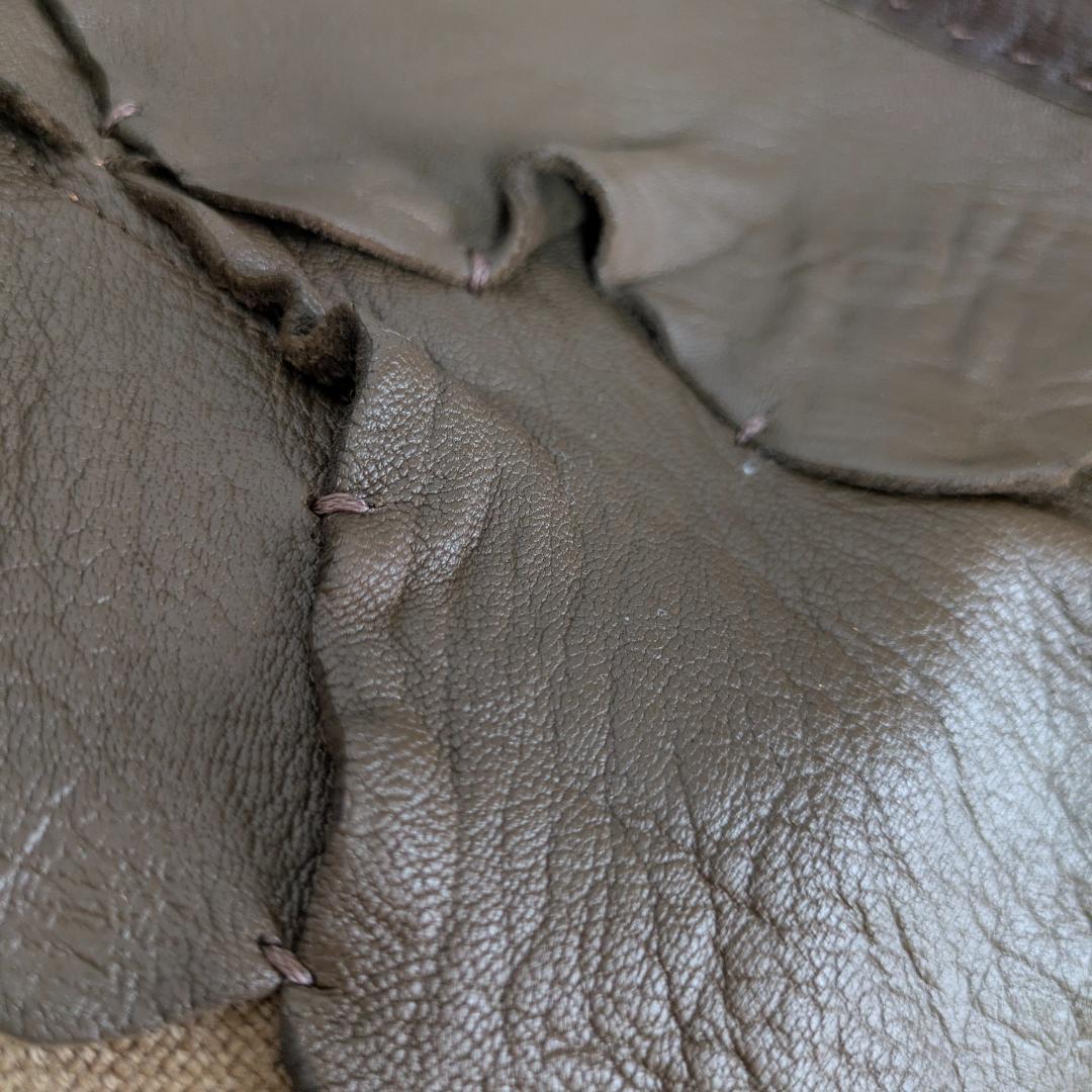 ハンドメイド＊ディアスキン＆シープ革×酒袋＊２WAYバッグ