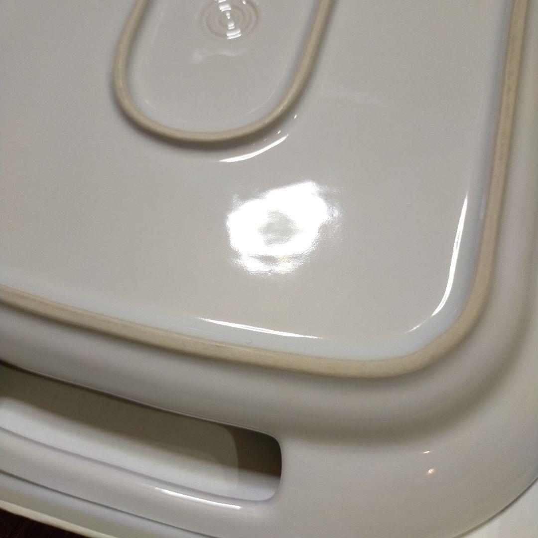 未使用 ル・クルーゼ LE CREUSET スモール サービング プラター 白