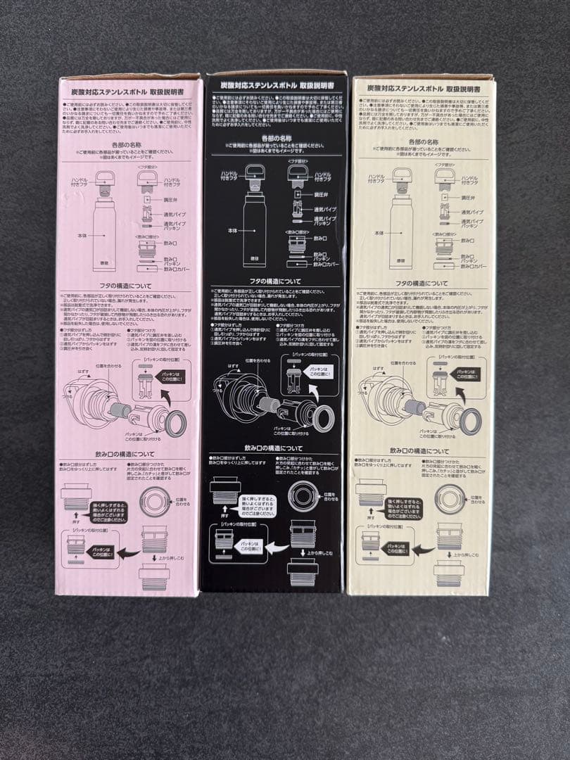 【限定品】 新品未使用 UNIQLO ユニクロ 2025年 水筒 3色セット