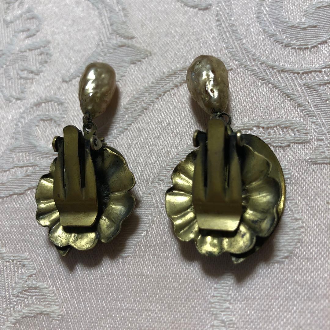 1920年代アメリカ、アンティーク、イアリング ma