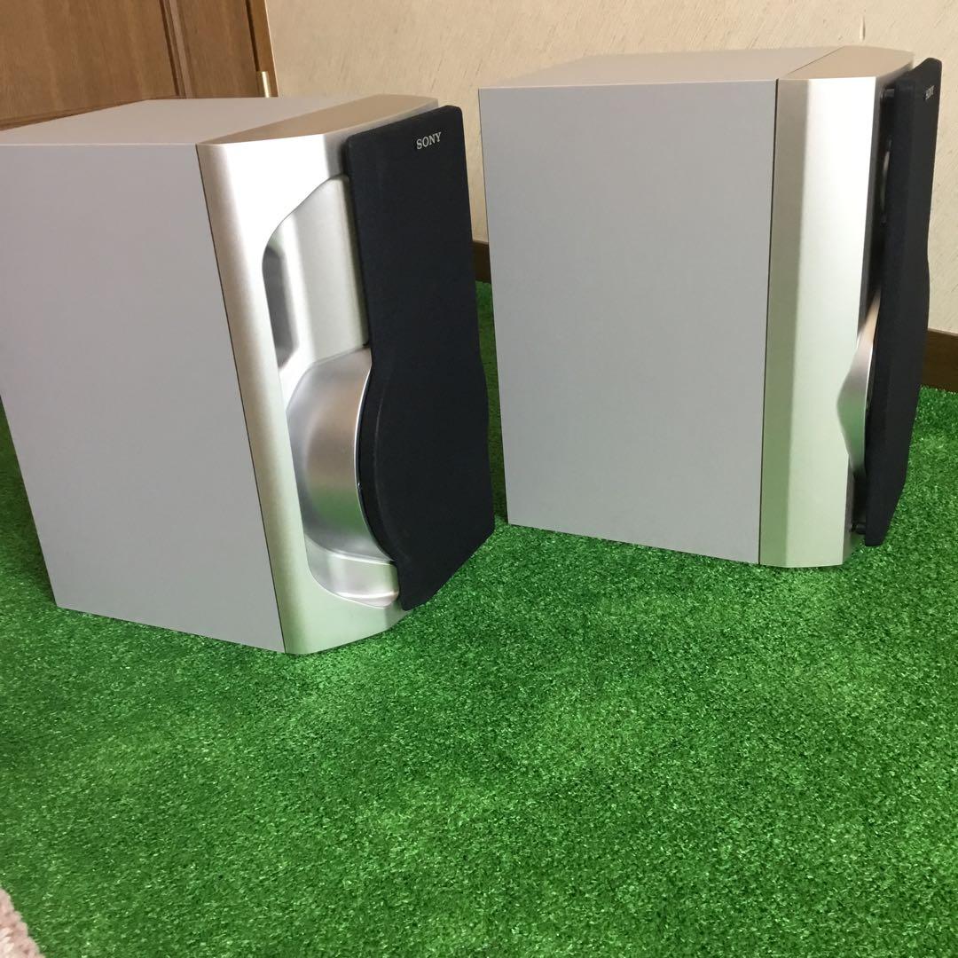 Sony ミニコンポ シルバー 2スピーカー