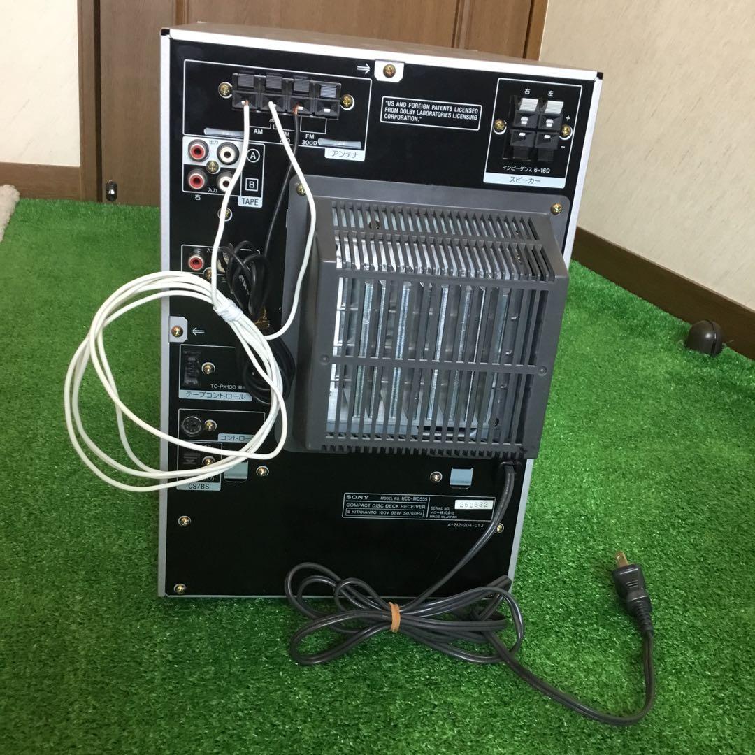 Sony ミニコンポ シルバー 2スピーカー