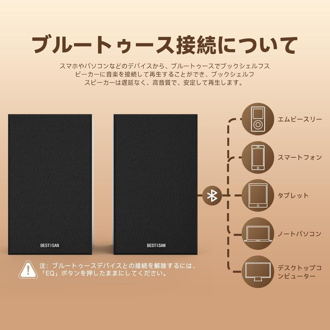 【開封・未使用】BESTISAN ブックシェルフスピーカー SR01 スピーカー