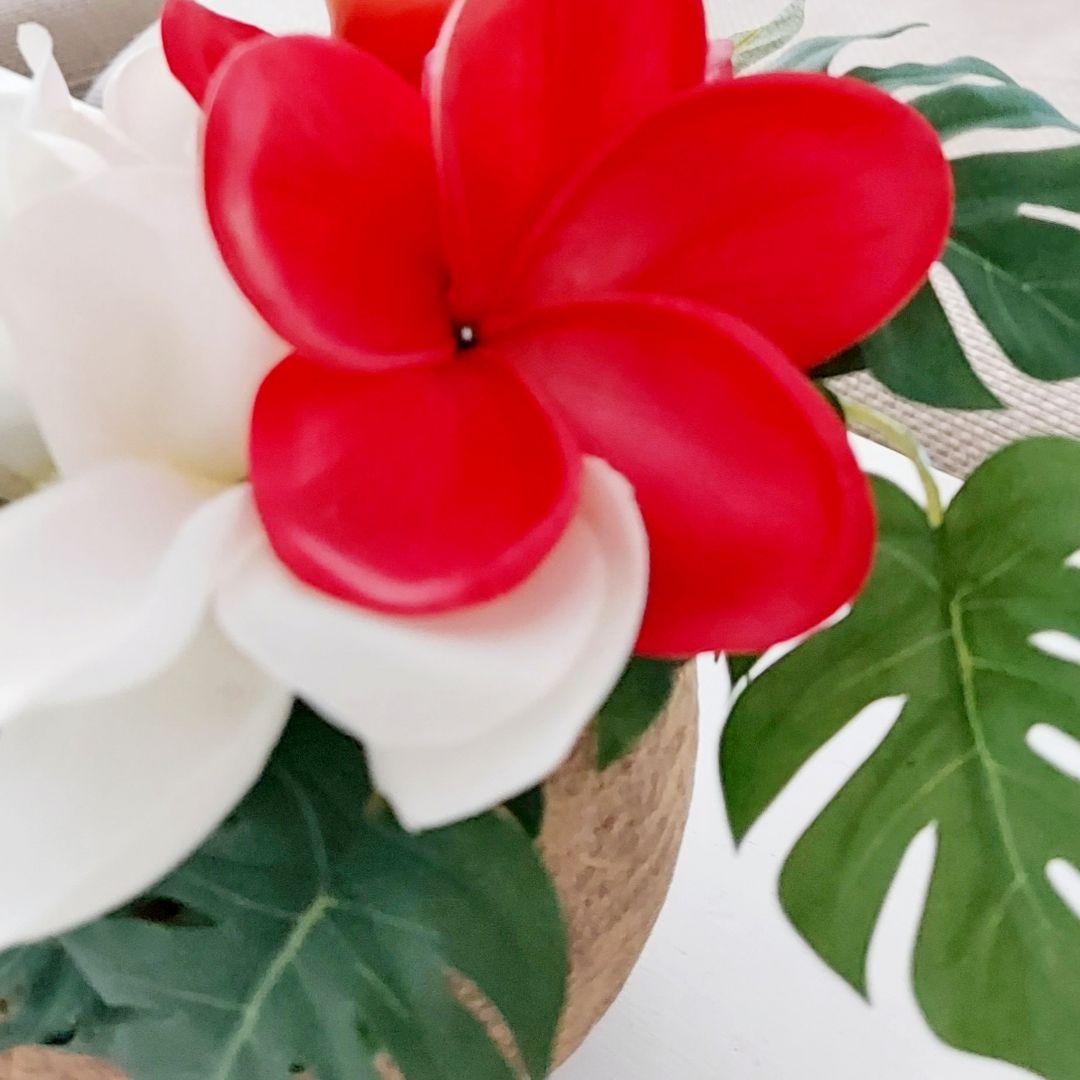 新品 ココナッツ ハワイアン フラワーアレンジメント