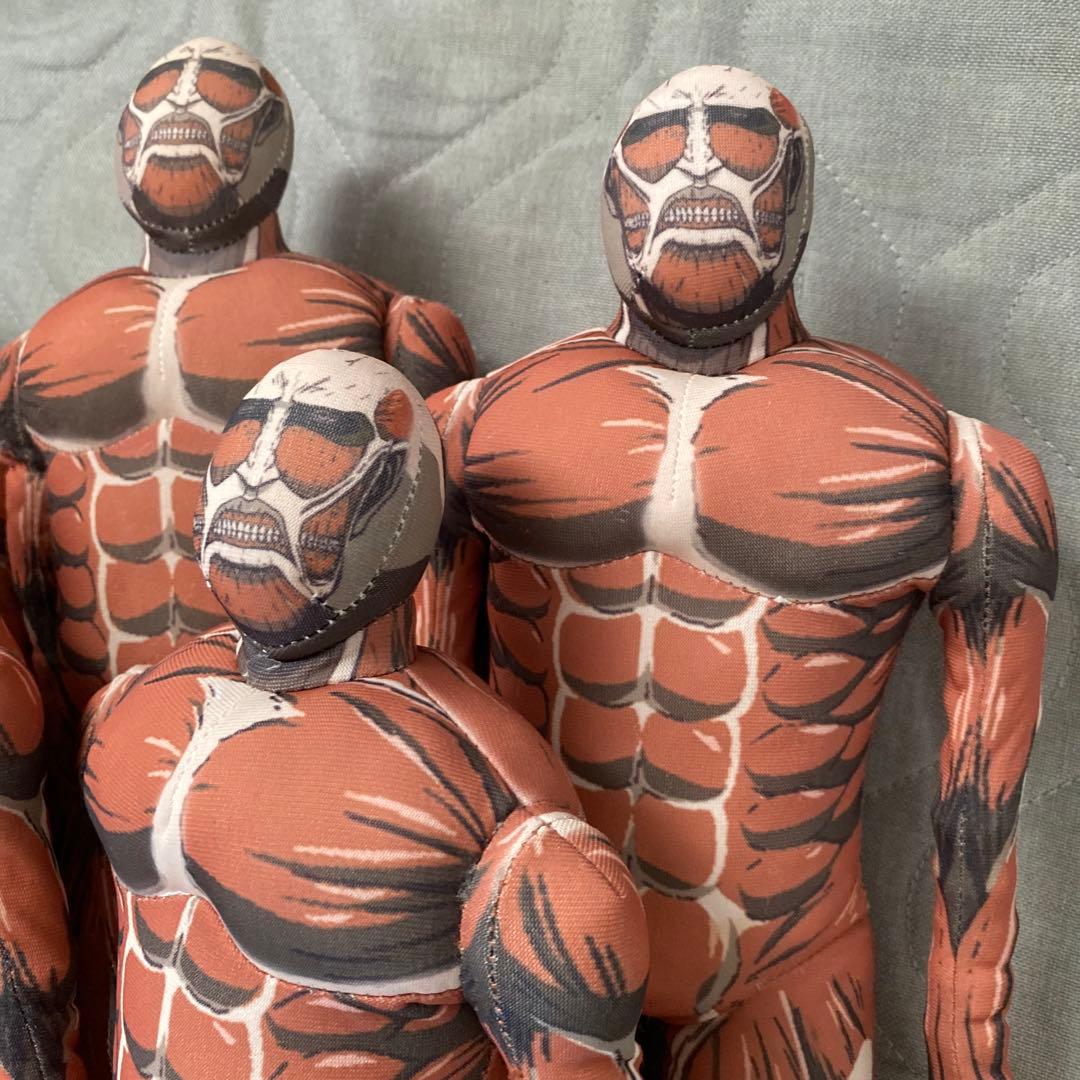 進撃の巨人　超大型巨人　5体セット　地ならし