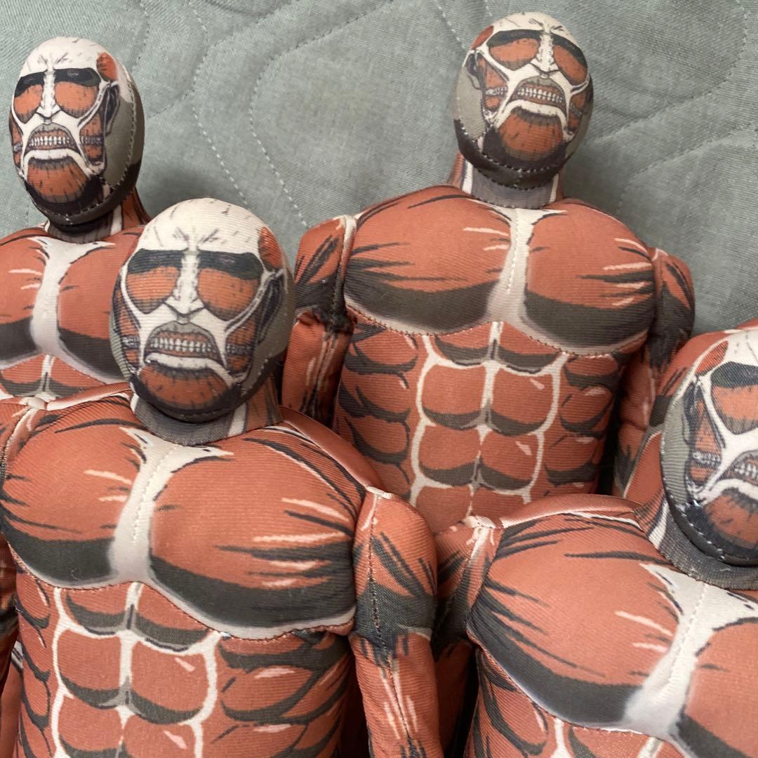 進撃の巨人　超大型巨人　5体セット　地ならし