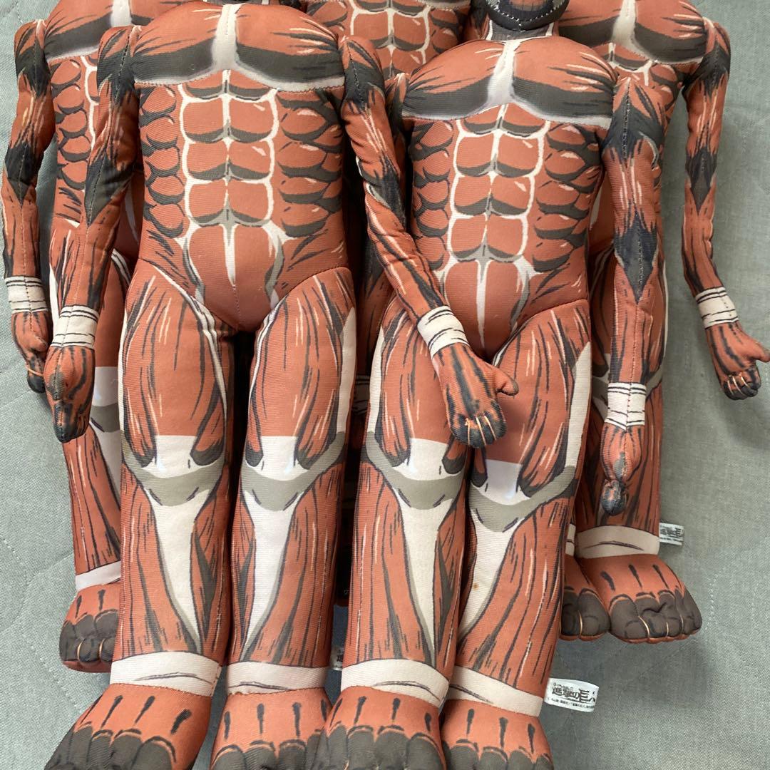 進撃の巨人　超大型巨人　5体セット　地ならし