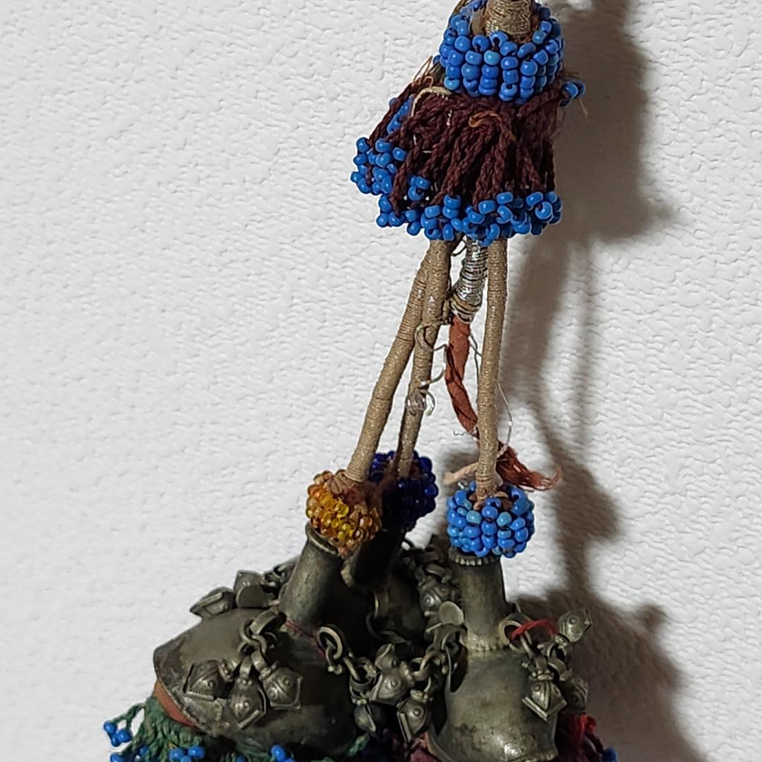 アフガン アンティーク 古布 ビーズ インテリア装飾 希少品 レア