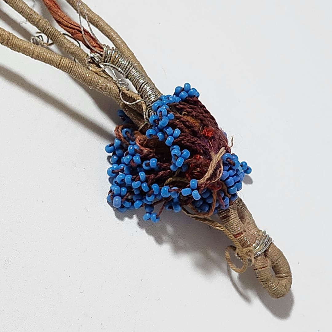 アフガン アンティーク 古布 ビーズ インテリア装飾 希少品 レア