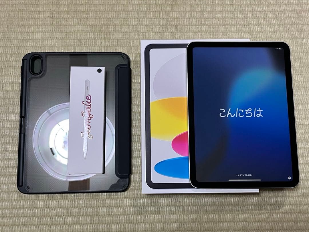 【美品】iPad 11世代128GB Wi-Fi シルバーケース＋タッチペン付き