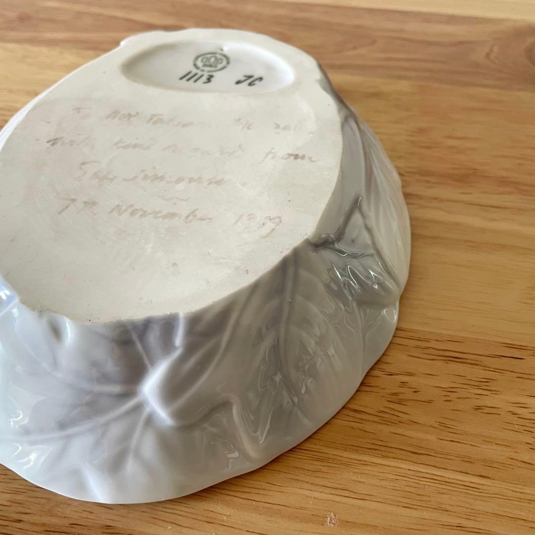 ビングオーグレンダール アールヌーヴォー 楓文トレイ ボウル B&G 北欧