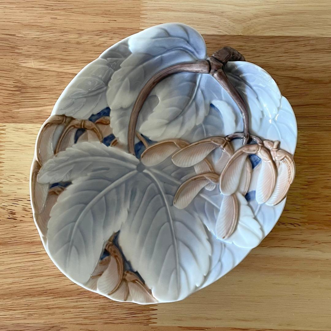 ビングオーグレンダール アールヌーヴォー 楓文トレイ ボウル B&G 北欧