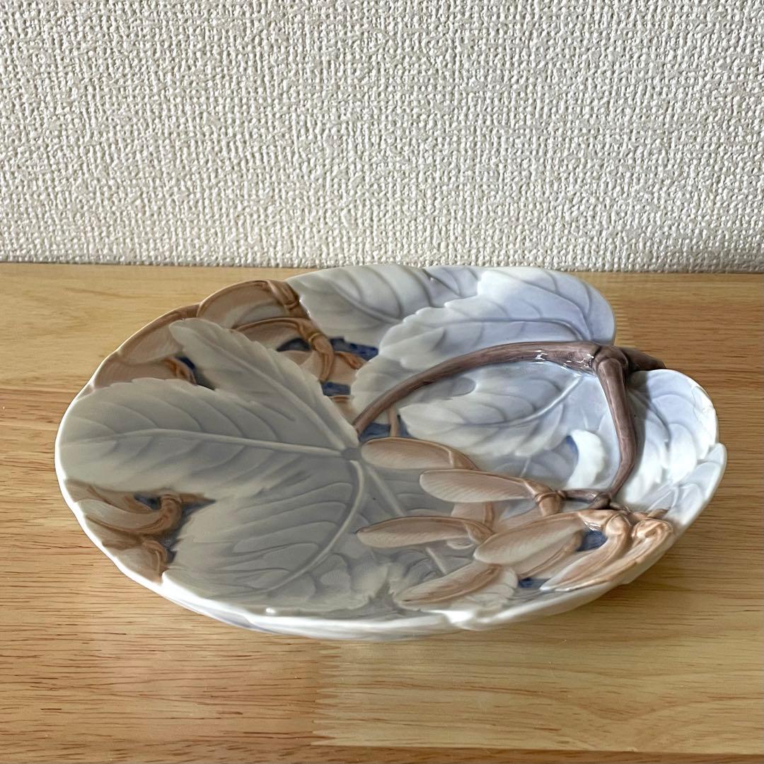 ビングオーグレンダール アールヌーヴォー 楓文トレイ ボウル B&G 北欧