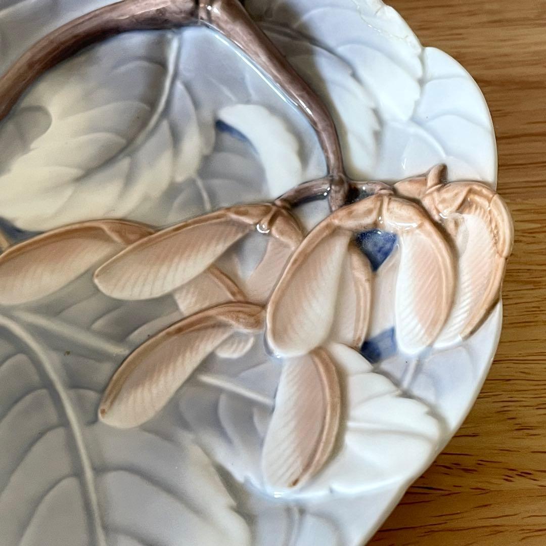 ビングオーグレンダール アールヌーヴォー 楓文トレイ ボウル B&G 北欧