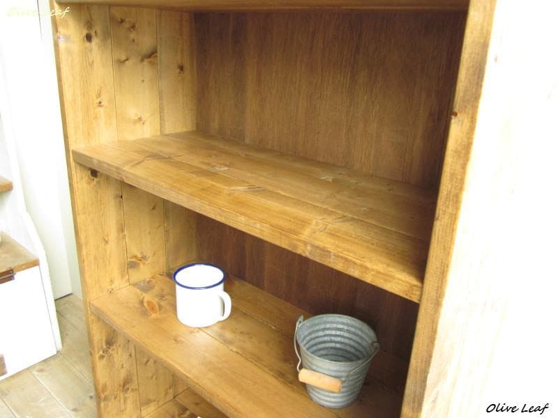 サイズ、デザインオーダー可！４段キャビネットラック●ナチュラルブラウン●受注製作