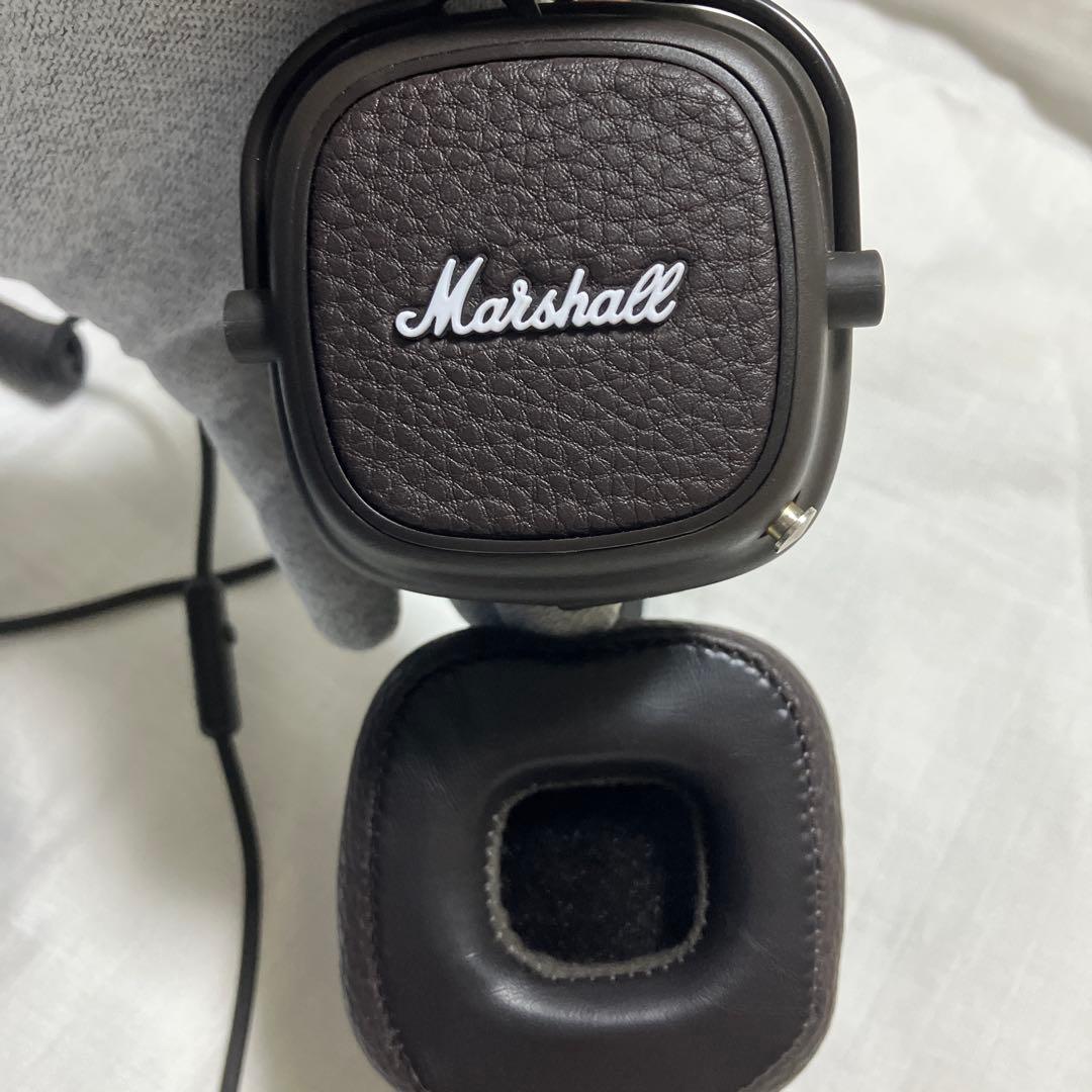 【美品】Marshall ヘッドフォン　マーシャル MAJOR III ブラウン
