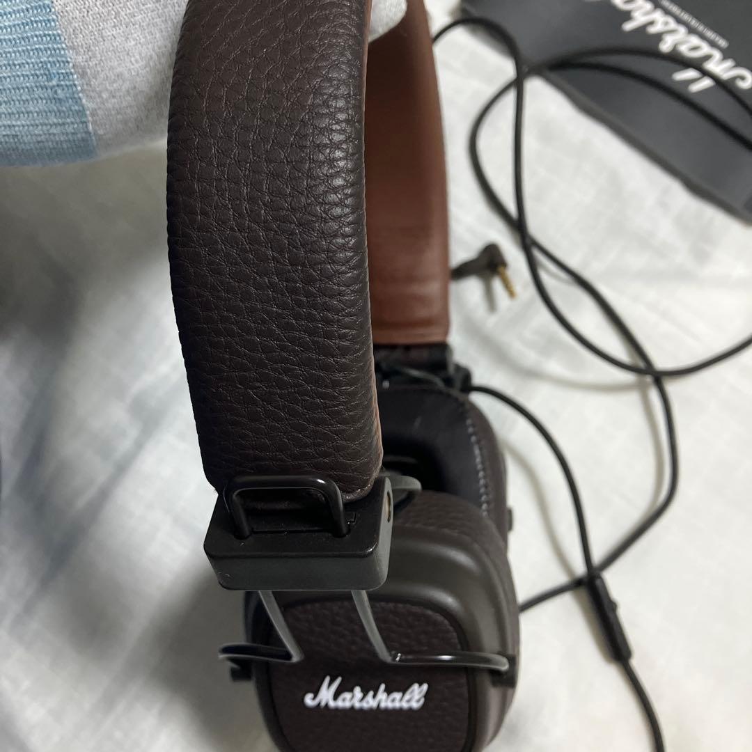 【美品】Marshall ヘッドフォン　マーシャル MAJOR III ブラウン