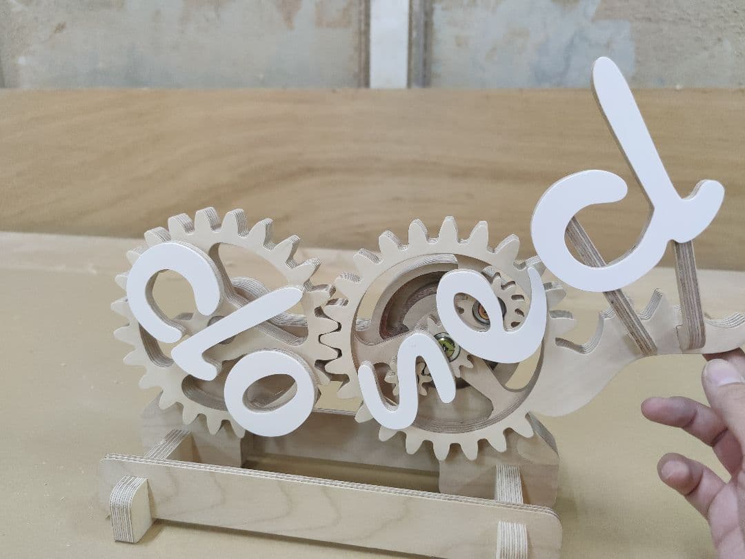 open＆closed表札オブジェ