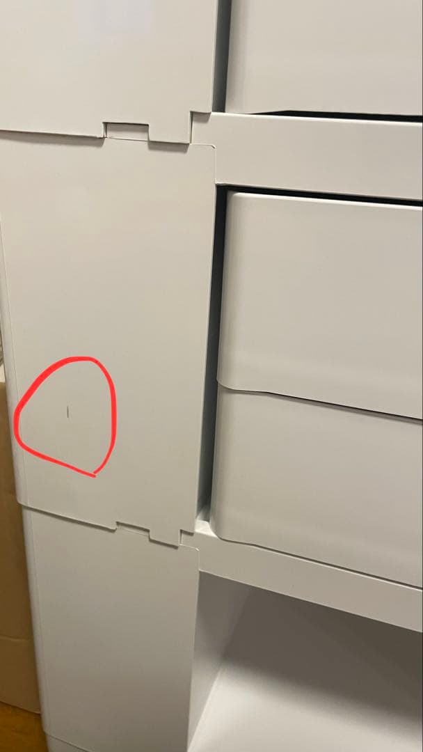 B-LINE　ボビーワゴン　3段5トレイ　白