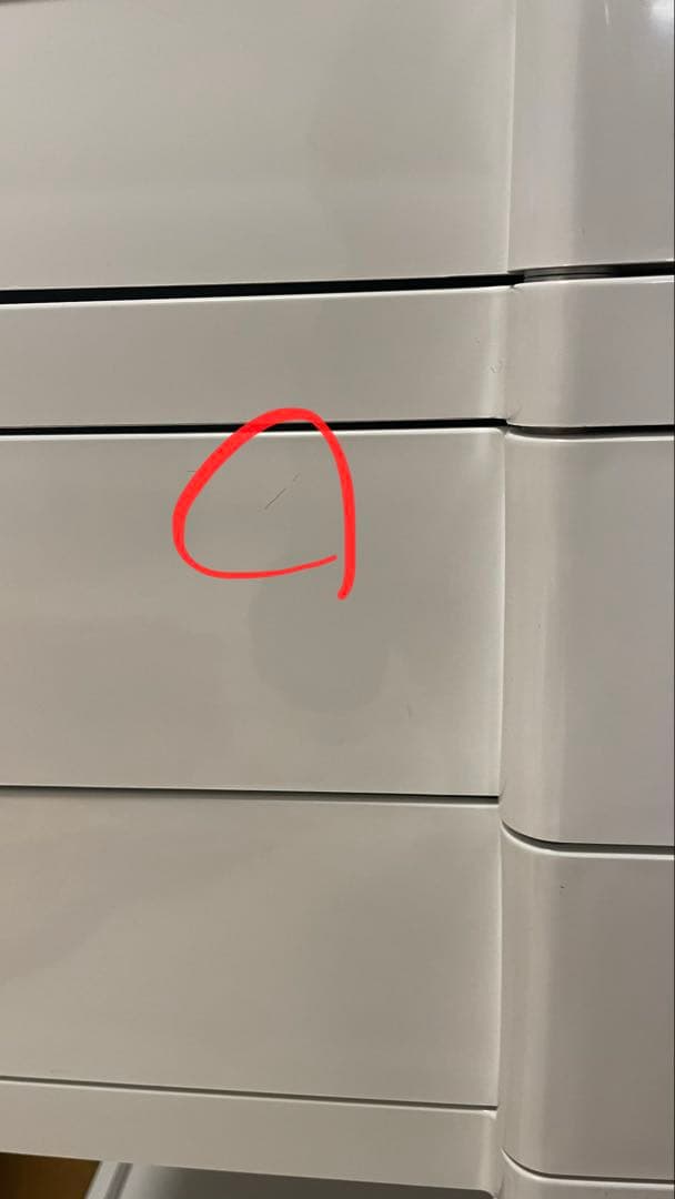 B-LINE　ボビーワゴン　3段5トレイ　白