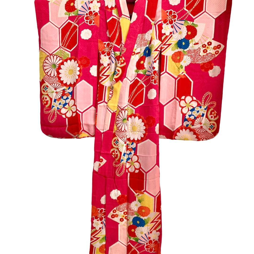 アンティーク 女の子 子供着物 七五三 アンティーク着物 NO44